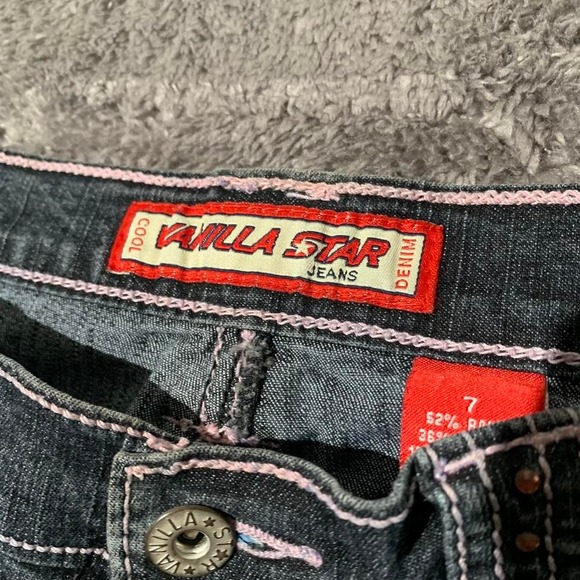 Y2K Grunge washed black Flared Jeans - Picture 8 of 8